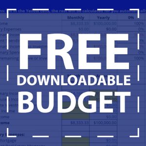 Free Downloadable Budget 